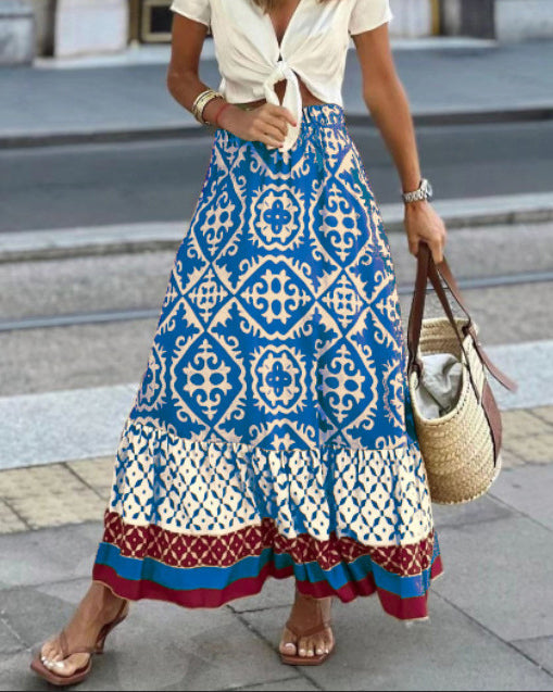 Cassey™ - Boho-inspirerad kjol