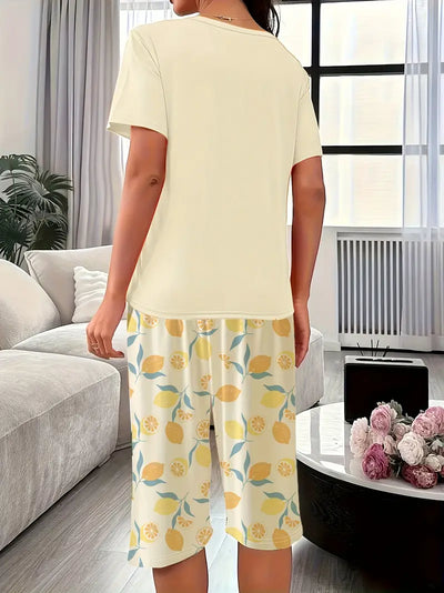 Kinsley™ – Bekväm loungeset med blommigt mönster