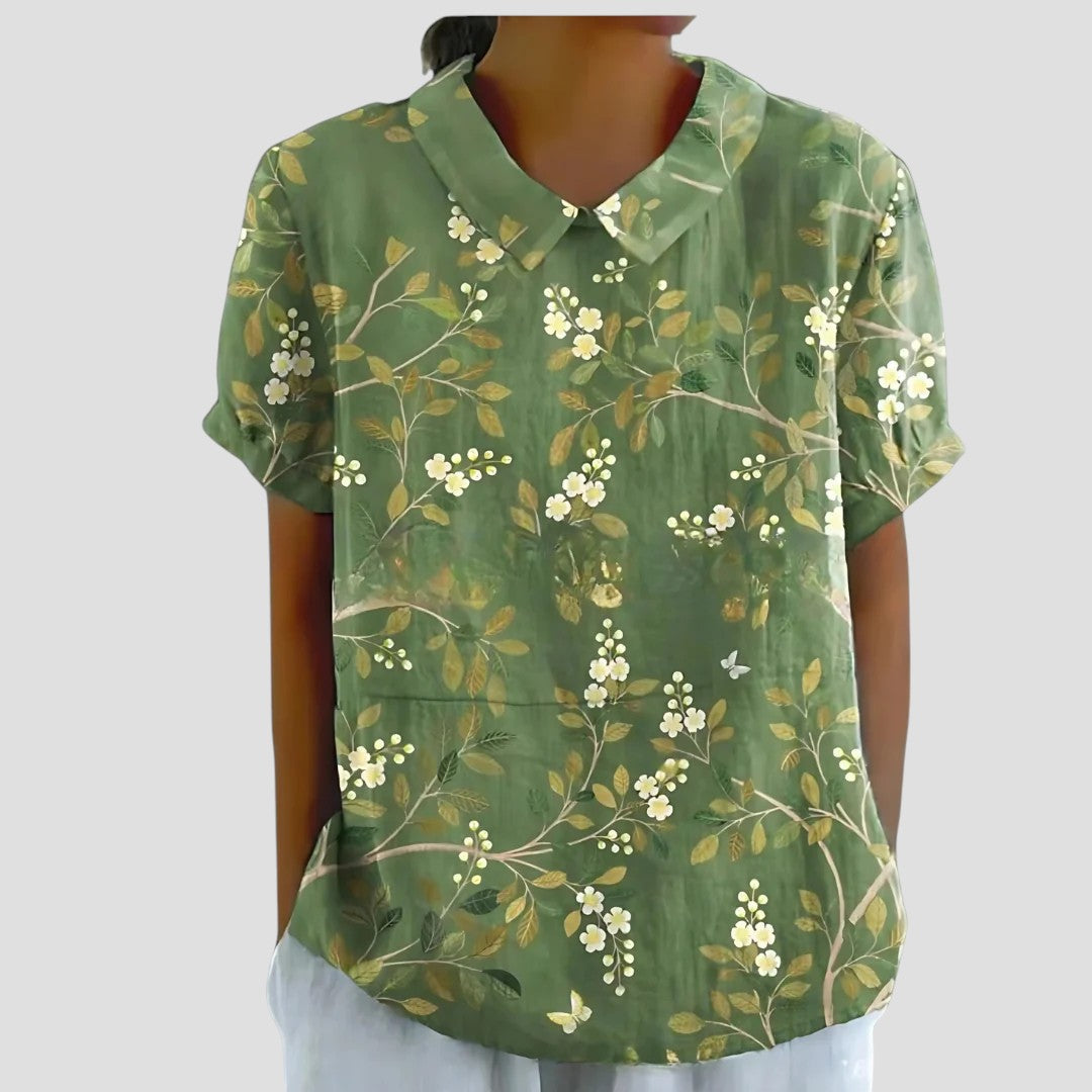 Anita™ – Blus med modern mönsterdesign