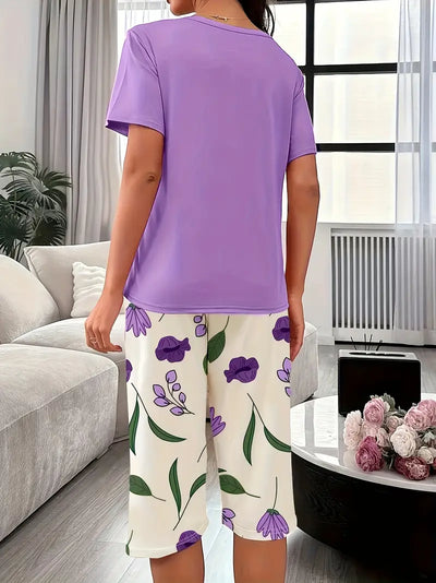 Kinsley™ – Bekväm loungeset med blommigt mönster