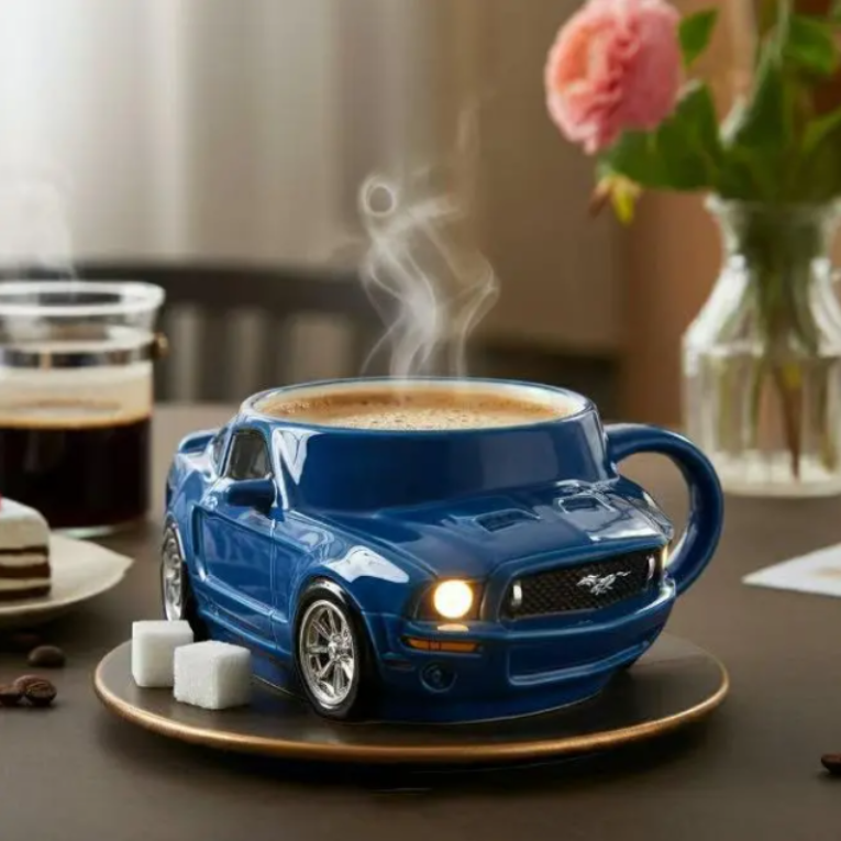 AutoBrew™ Muscle Mug | Kaffe med hästkrafter