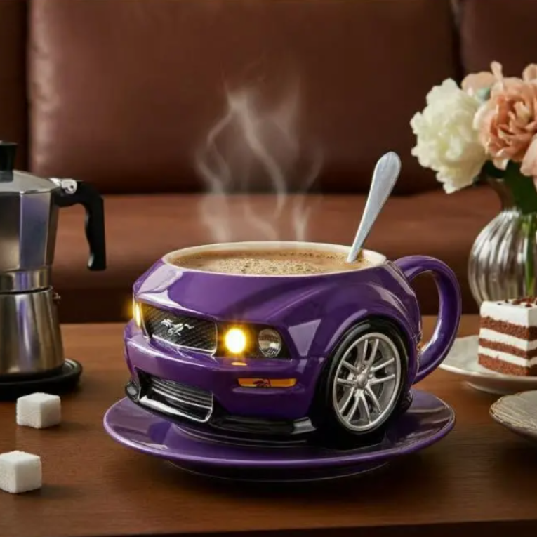 AutoBrew™ Muscle Mug | Kaffe med hästkrafter