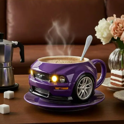 AutoBrew™ Muscle Mug | Kaffe med hästkrafter