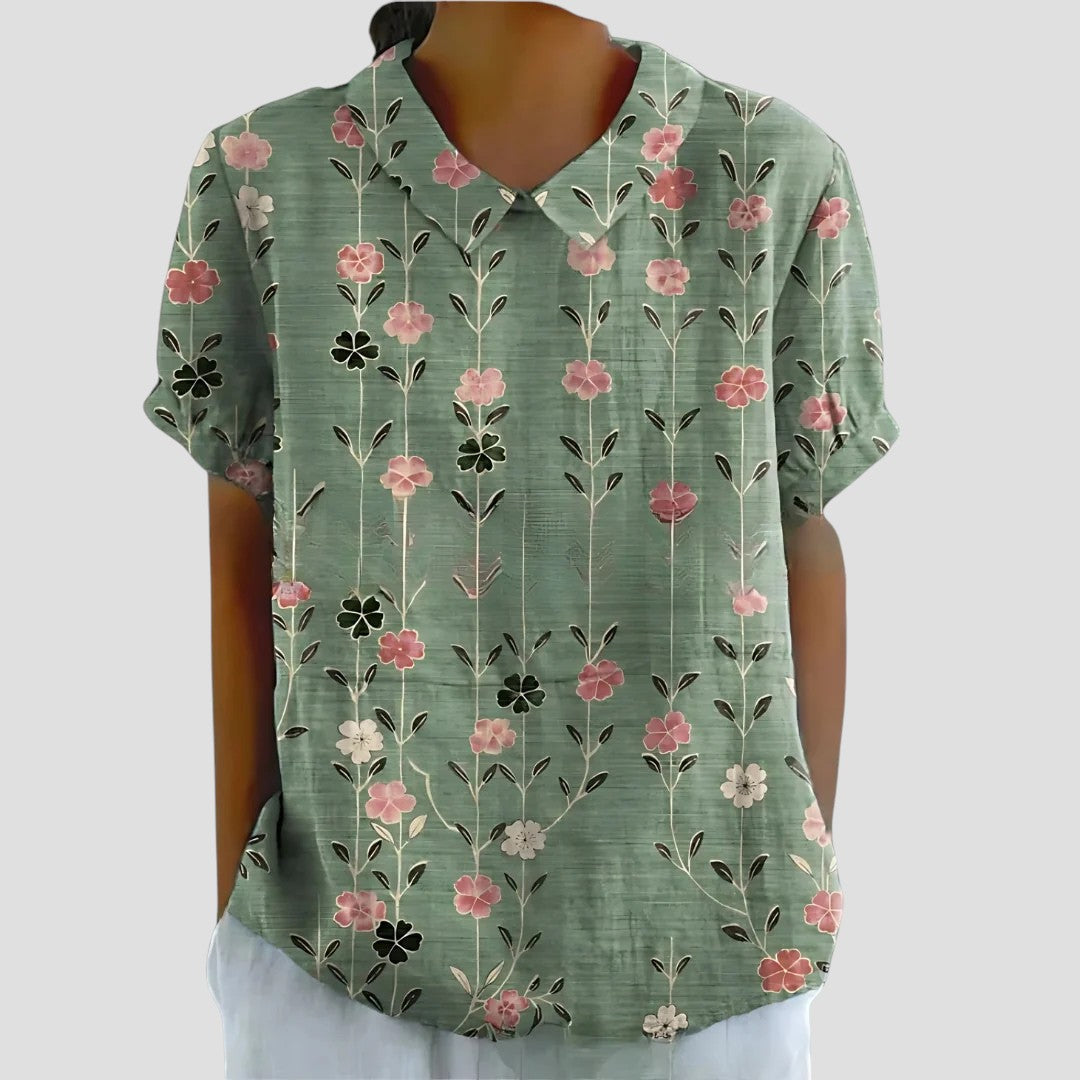 Anita™ – Blus med modern mönsterdesign