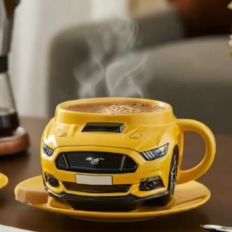 AutoBrew™ Muscle Mug | Kaffe med hästkrafter