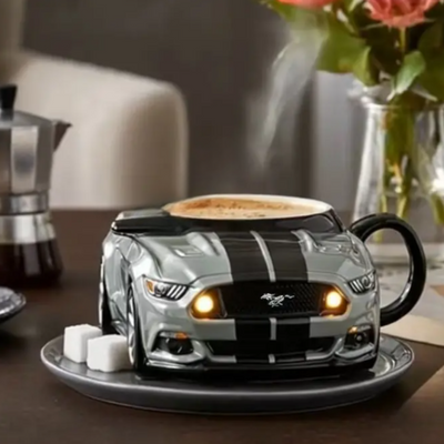 AutoBrew™ Muscle Mug | Kaffe med hästkrafter