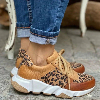 Femke™ – Bekväma sneakers med leopardmönster