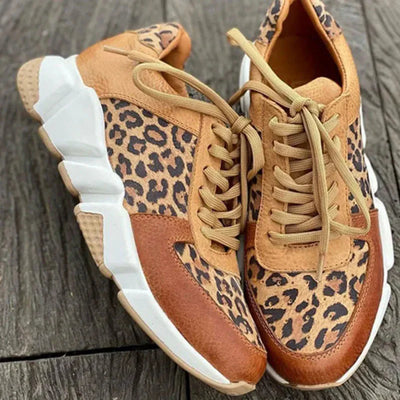 Femke™ – Bekväma sneakers med leopardmönster