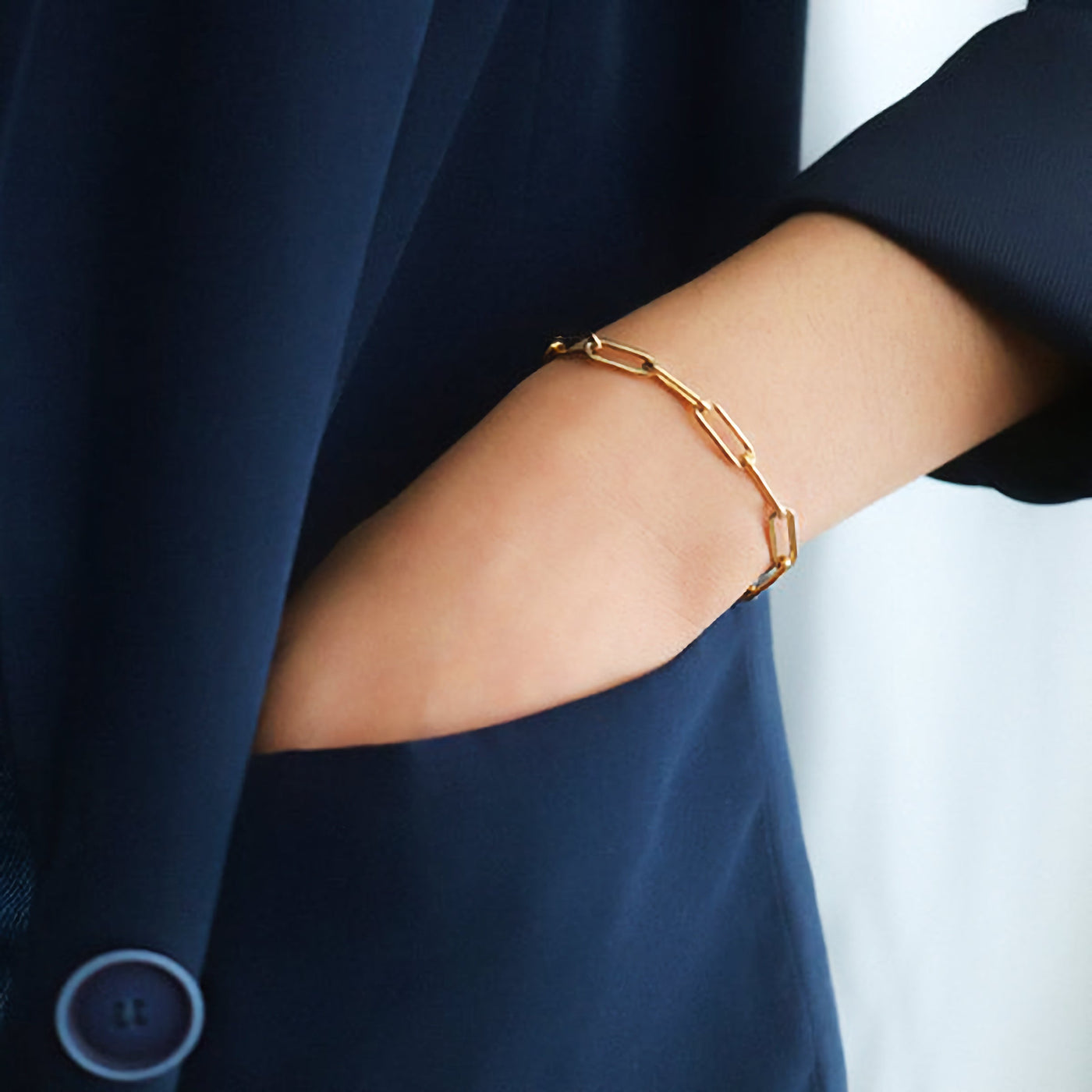 Eloise Guld Gem-armband