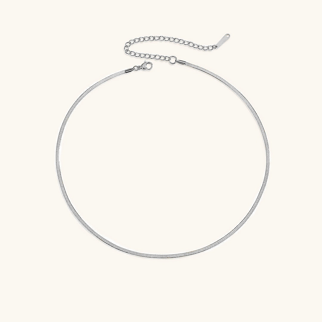 Elizabeth Guld Herringbone Halsband