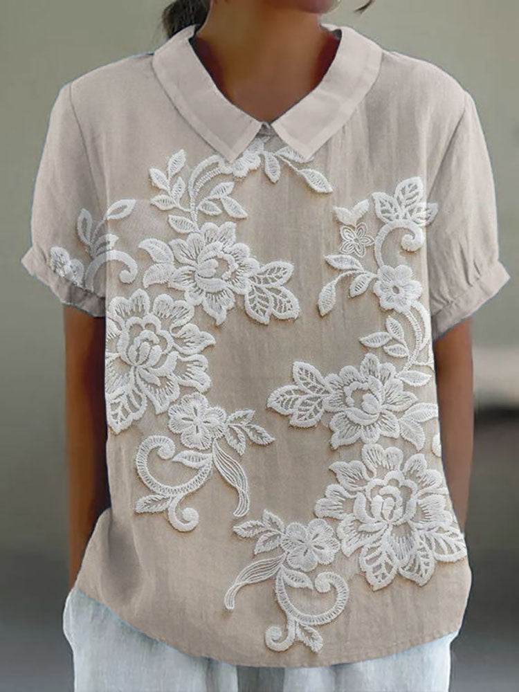 Clarette™ – Vintage skjorta med romantisk charm