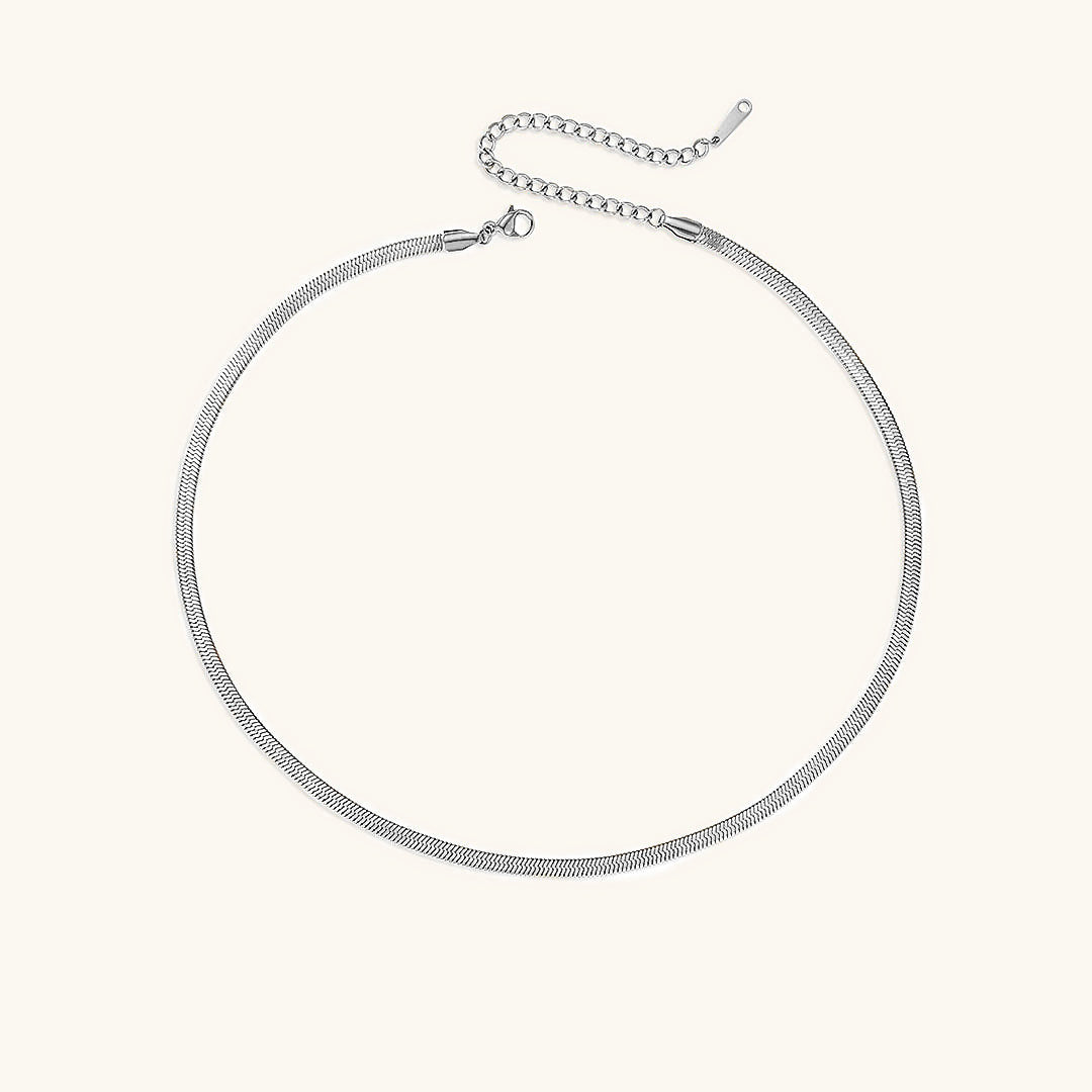 Elizabeth Guld Herringbone Halsband