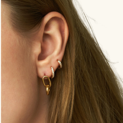 Alexandria Guld Hoops