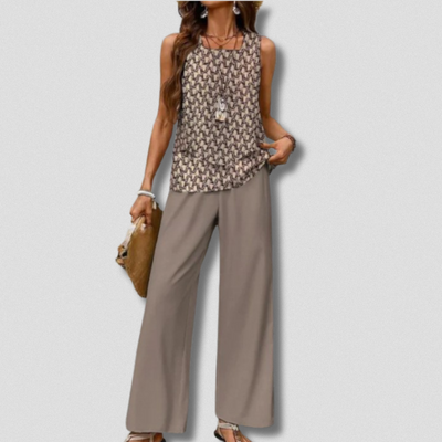 Norah™ – Tvådelat Set i Boho-Chic Stil för Kvinnor