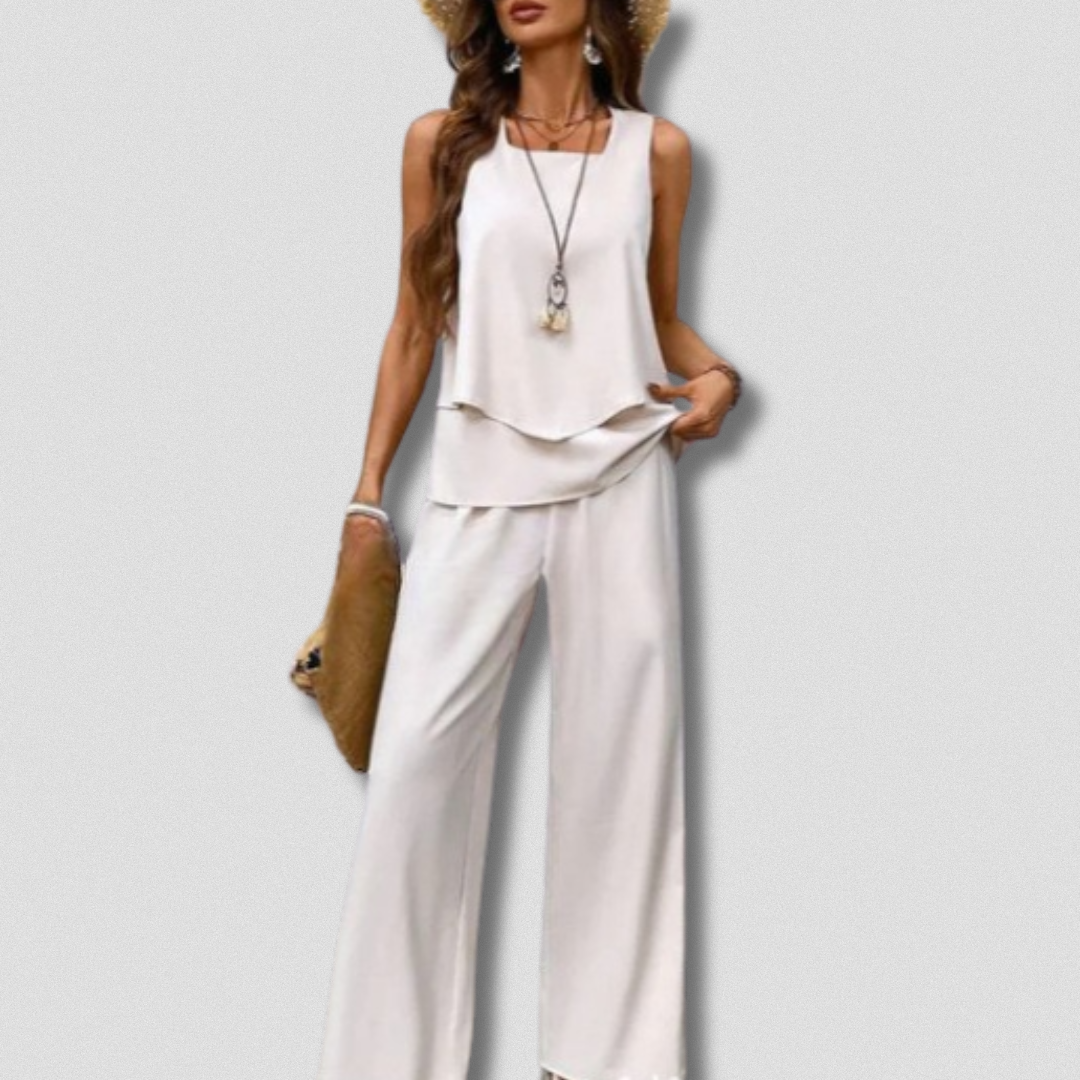 Norah™ – Tvådelat Set i Boho-Chic Stil för Kvinnor