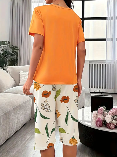 Kinsley™ – Bekväm loungeset med blommigt mönster