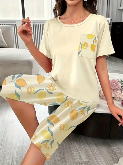 Kinsley™ – Bekväm loungeset med blommigt mönster