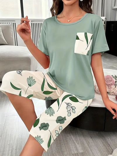 Kinsley™ – Bekväm loungeset med blommigt mönster