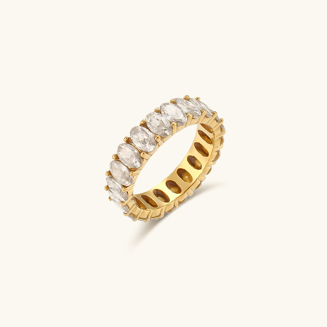 Antoinette Diamantsimulator Guld Ring