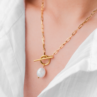Aphrodite Halsband med Sötvattenspärlor