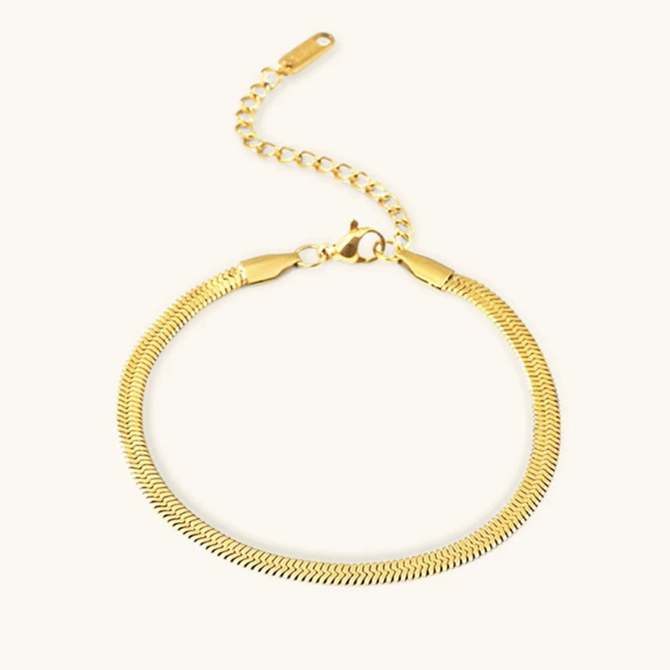 Ellaine Guld Herringbone Armband