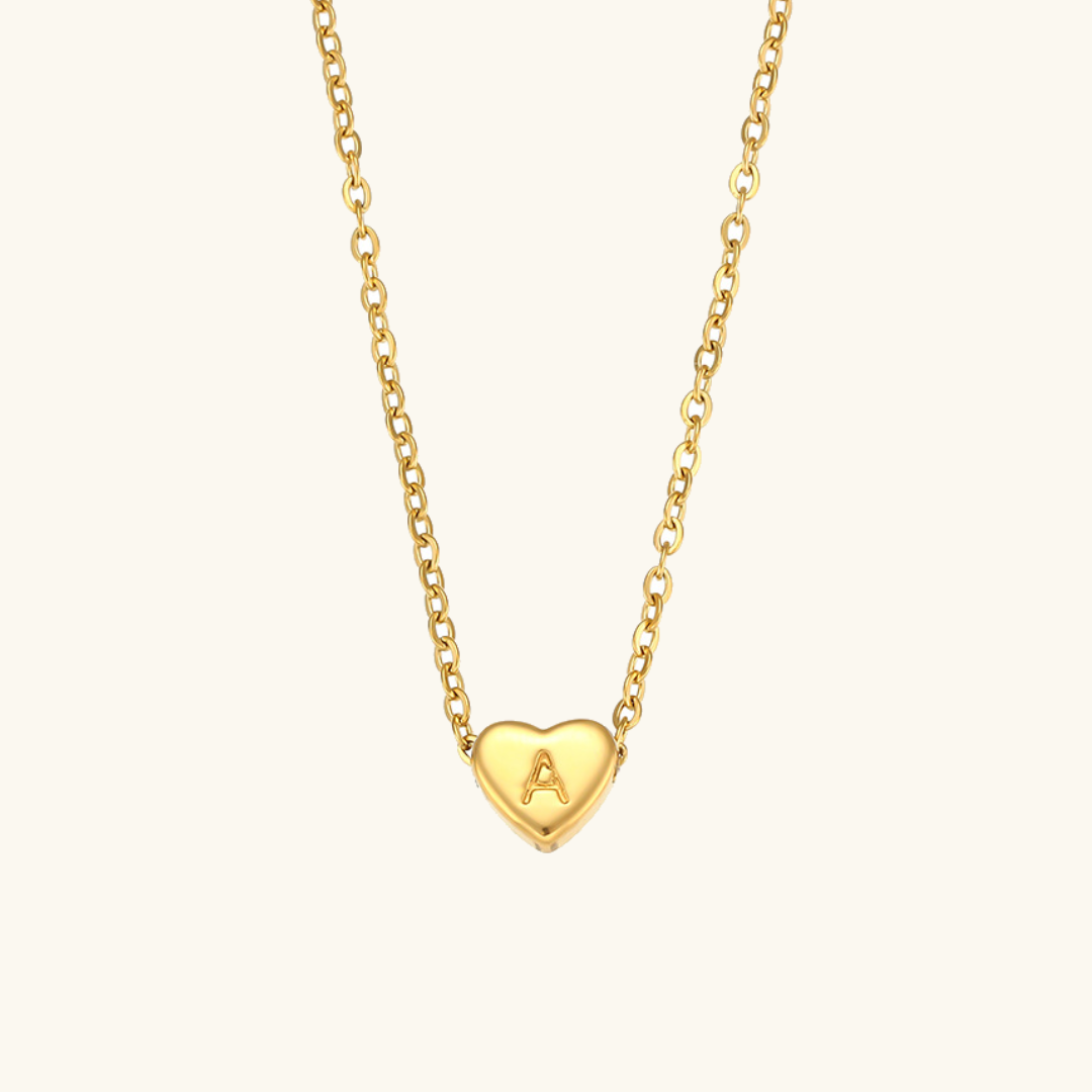 Initial Heart Guldkedja