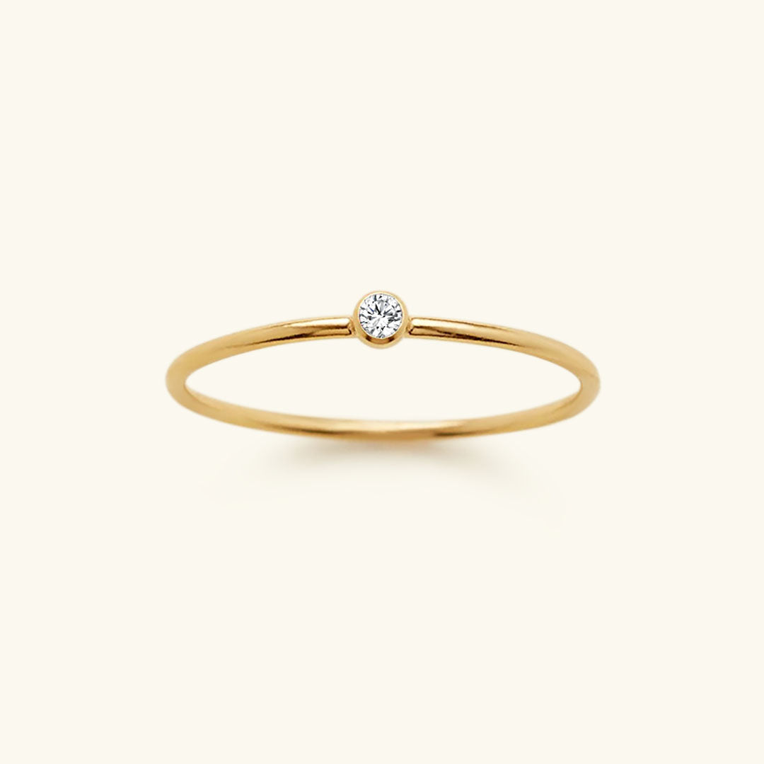 Amelya Birthstone Stacking Ring