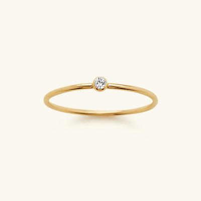Amelya Birthstone Stacking Ring