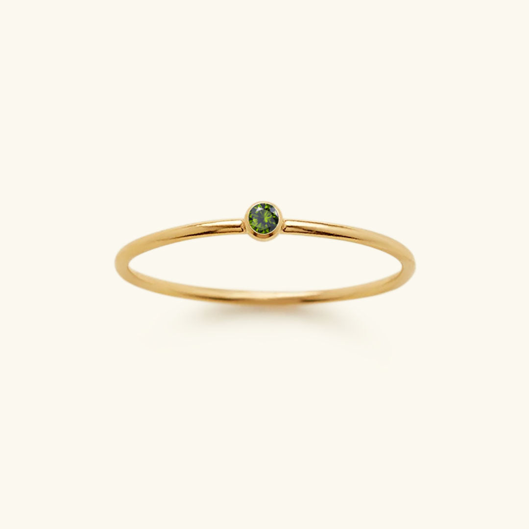 Amelya Birthstone Stacking Ring