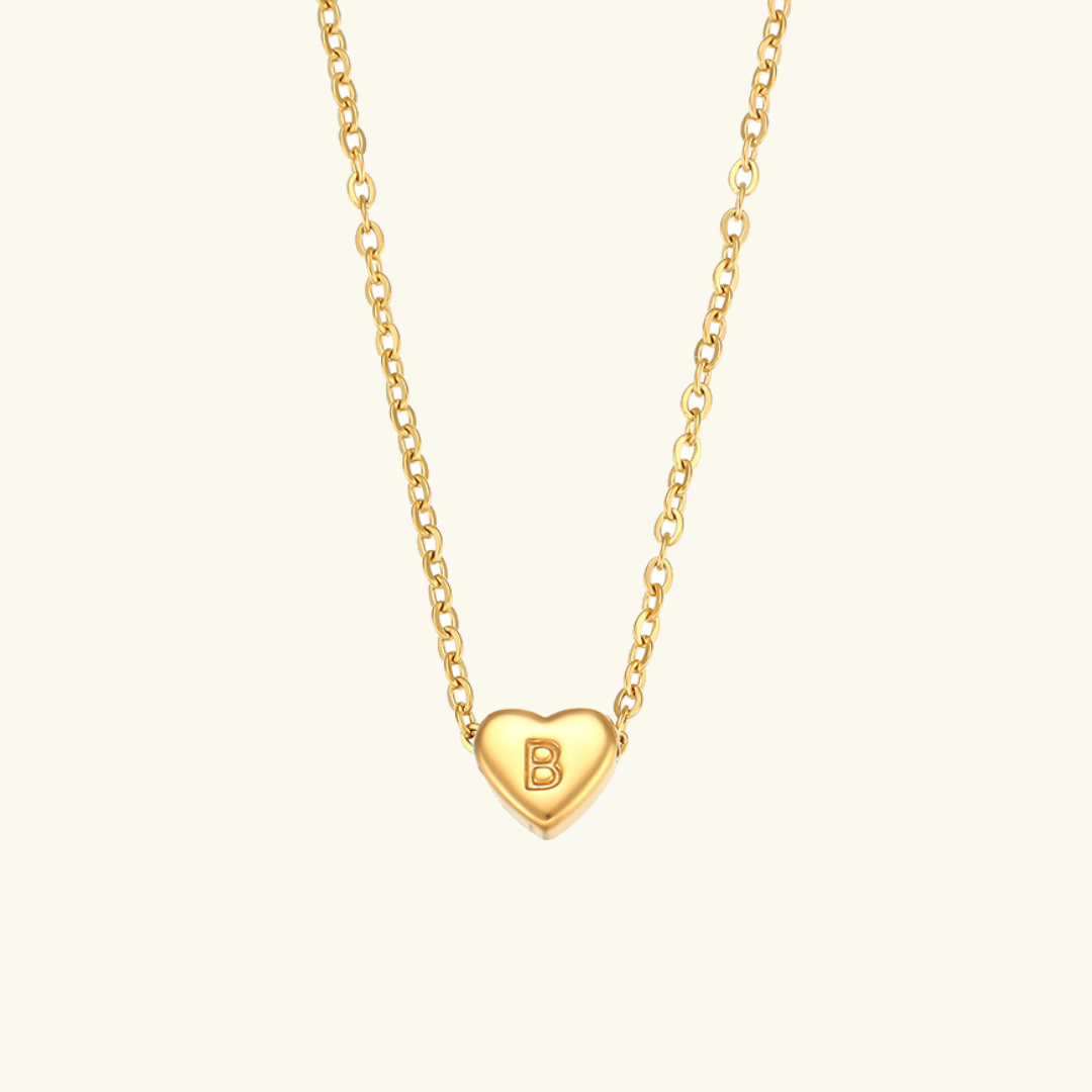 Initial Heart Guldkedja
