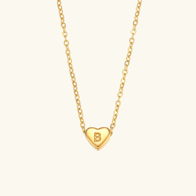 Initial Heart Guldkedja