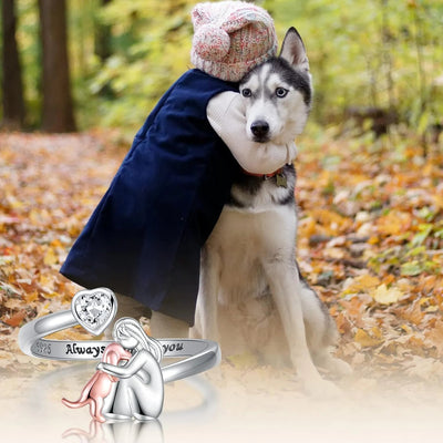 Emotionell Ring i 925 Sterling Silver med Hjärta i Zirkon – Miela