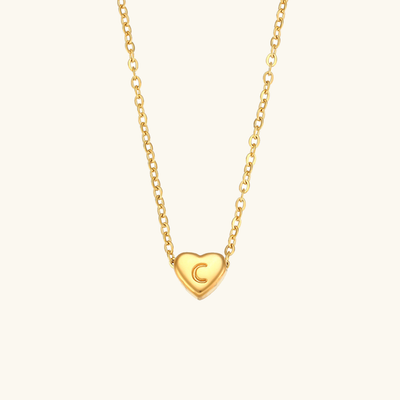 Initial Heart Guldkedja