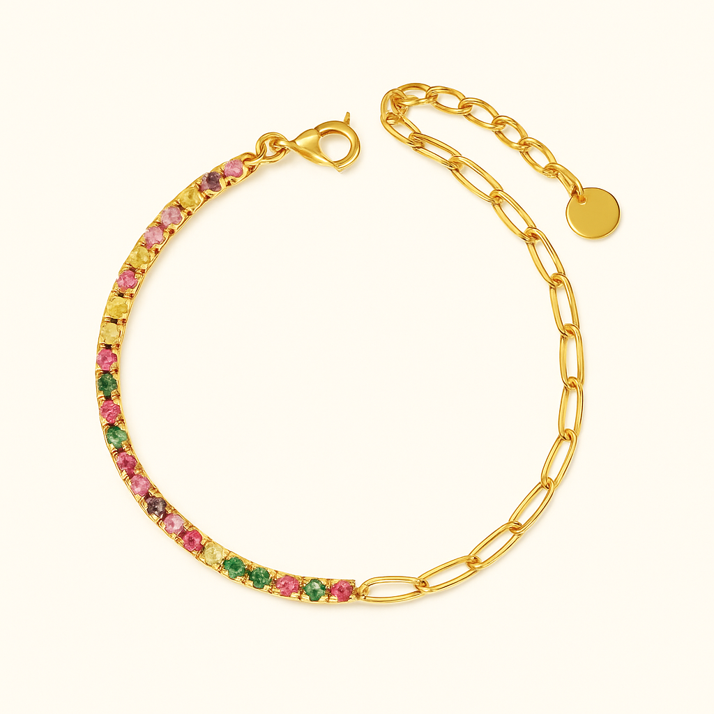 FAE Set med Spänne och Tennisarmband