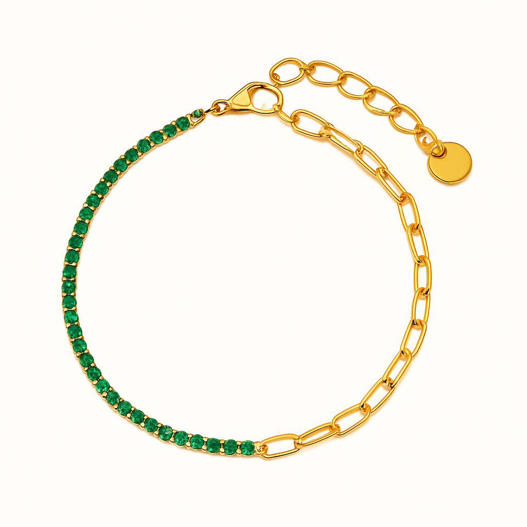 FAE Set med Spänne och Tennisarmband