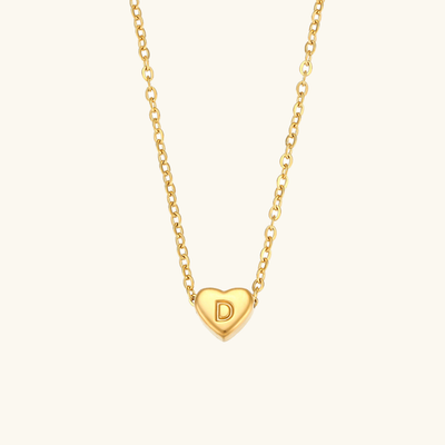 Initial Heart Guldkedja