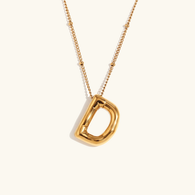 Ballong Guld Initial Smycke