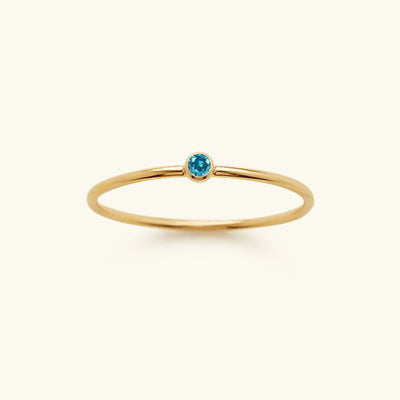 Amelya Birthstone Stacking Ring