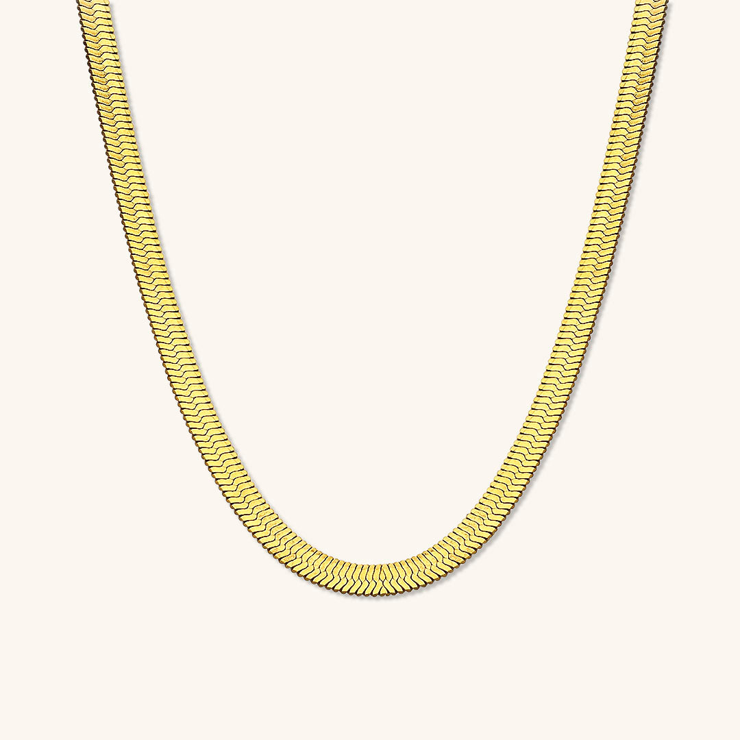 Elysian Guld Fiskbenshalsband
