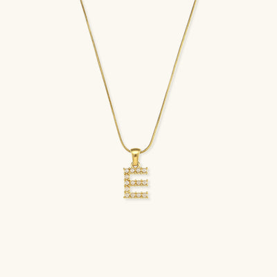 Augustine Pärlhalsband med Initial