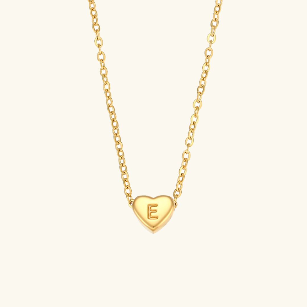 Initial Heart Guldkedja