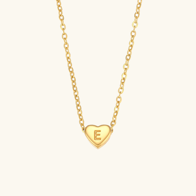 Initial Heart Guldkedja