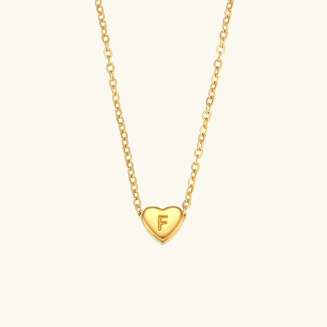 Initial Heart Guldkedja