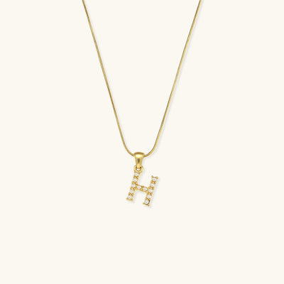 Augustine Pärlhalsband med Initial