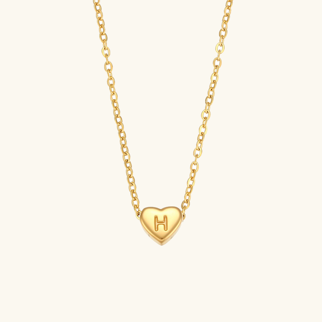 Initial Heart Guldkedja