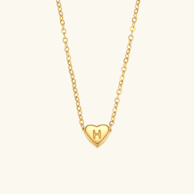 Initial Heart Guldkedja