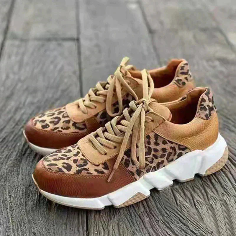 Femke™ – Bekväma sneakers med leopardmönster