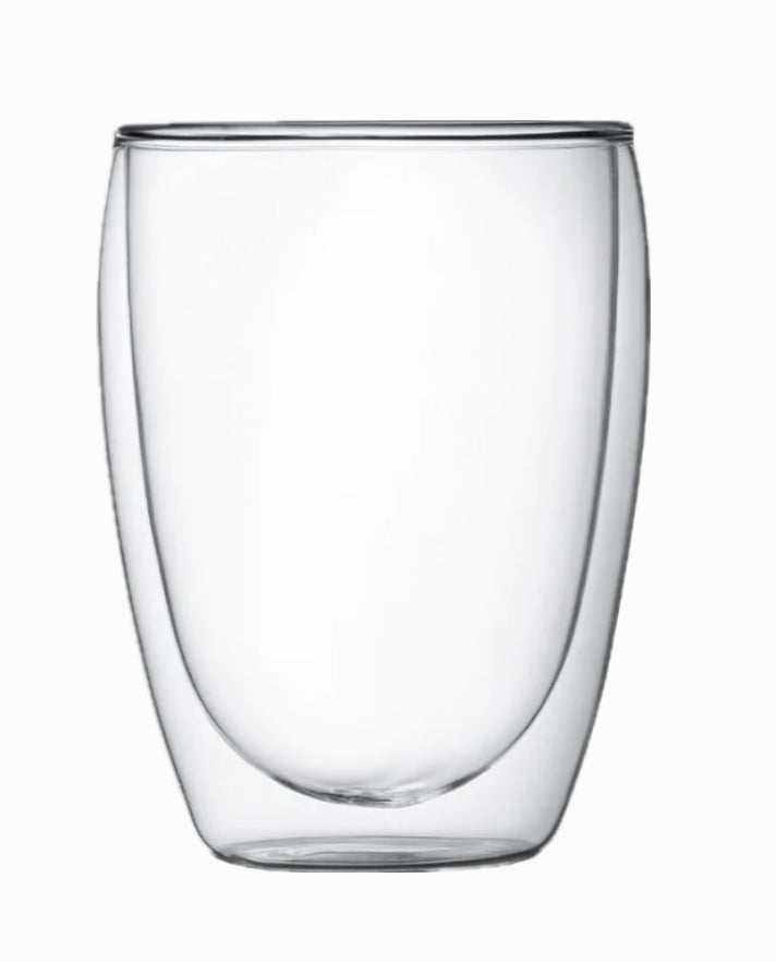 Endivo Handblåsta Dubbelväggiga Glas - 350ML Set om 4