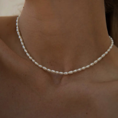 Avaria Choker med Sötvattenspärlor