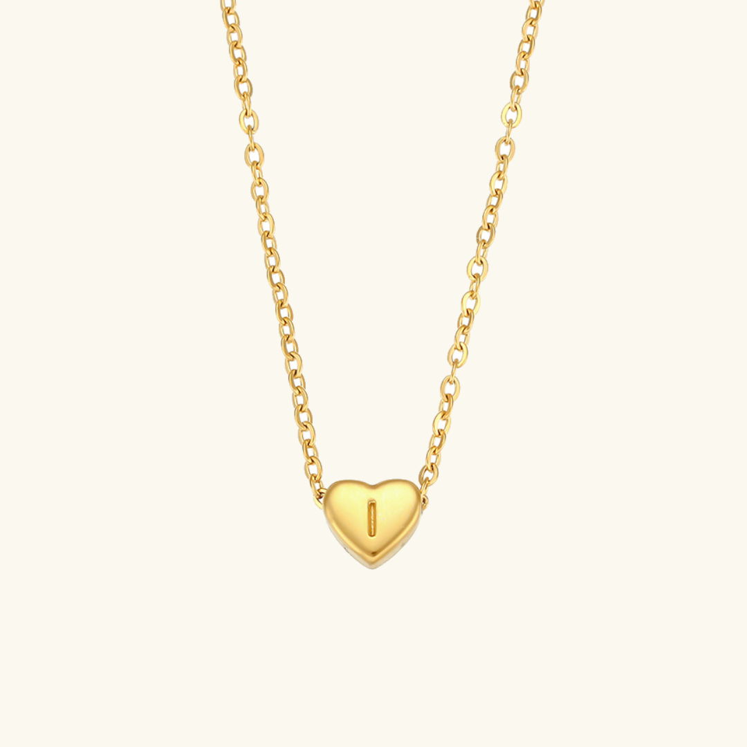 Initial Heart Guldkedja